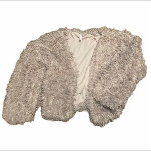 Fuzzy fun frilly jacket